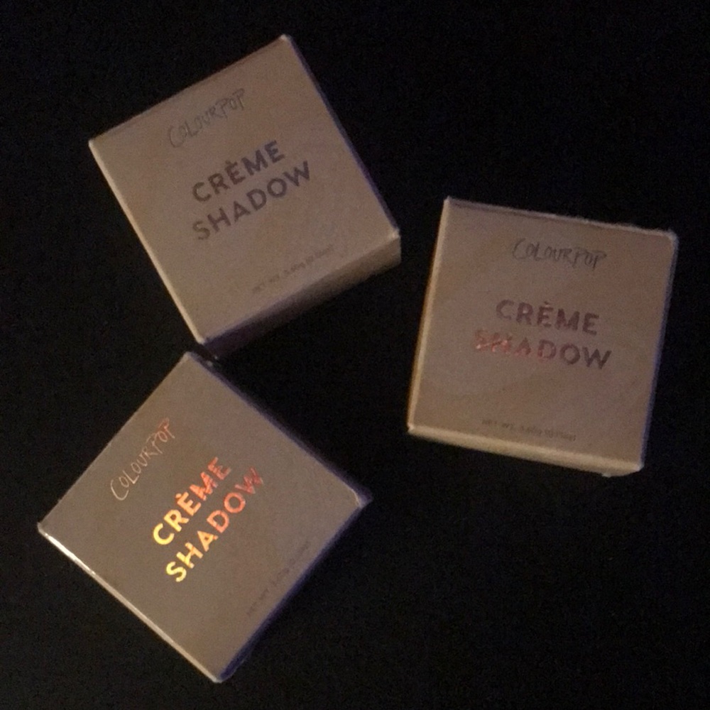 Colourpop Creme Eyeshadows Trio Set!!!BNIB!!!
